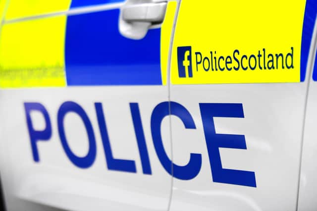 Stock shot of Police Scotland car. Photo by John Devlin.