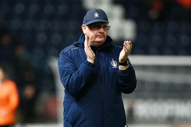 Falkirk boss John McGlynn was proud of his side's 'different class' showing against Dundee United (Photo: Michael Gillen)