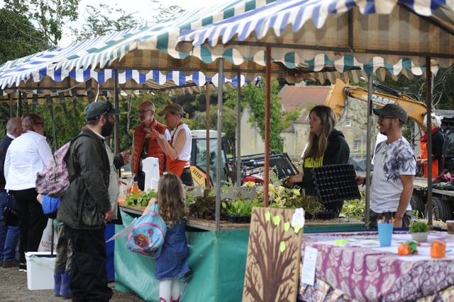 The event took place in the Walled Garden at Kinneil House on Sunday.
