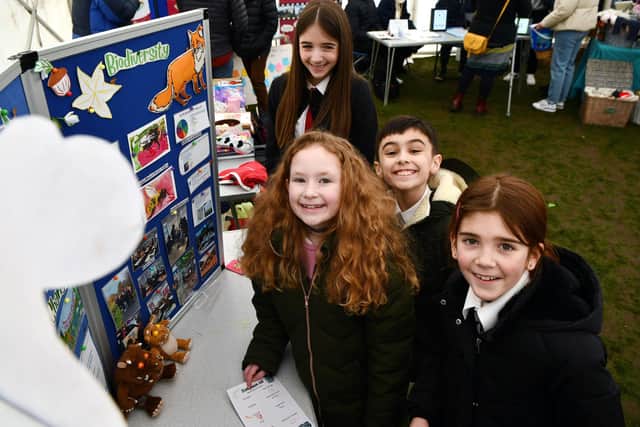 Youngsters enjoyed visiting all the stalls at the Callendar Park eco event - Know Your Eco