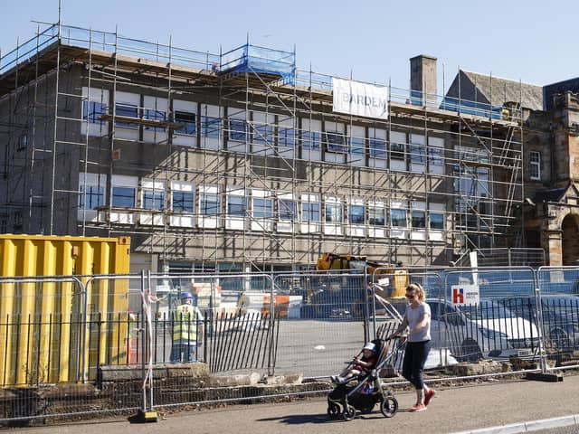 Balbardie Primary School in Bathgate was previously found to have reinforced autoclaved aerated concrete (RAAC) in the building.  It's not yet known if any Falkirk Council buildings have used the material.  (Picture: Jeff J Mitchell/Getty Images)