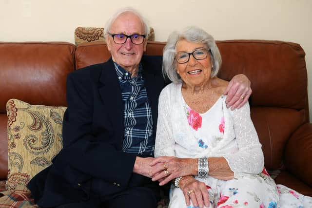 Syd and Enid Reid celebrate their 70th wedding anniversary tomorrow