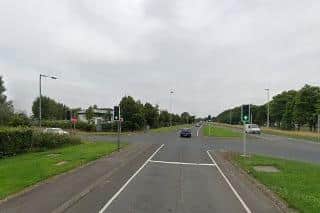 The incident happened on Beancross Road, Grangemouth