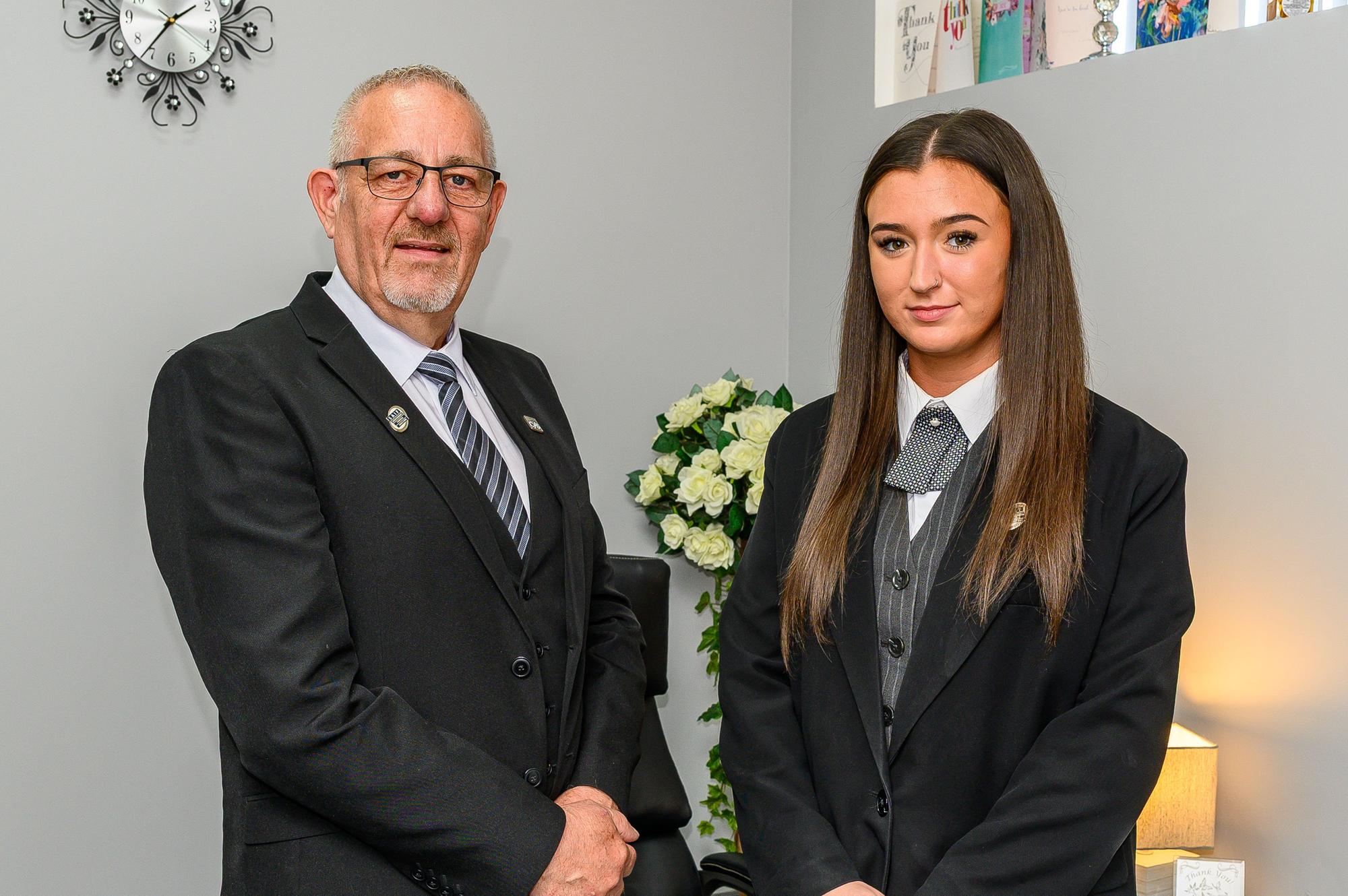 Young funeral director proud to follow family footsteps in Falkirk