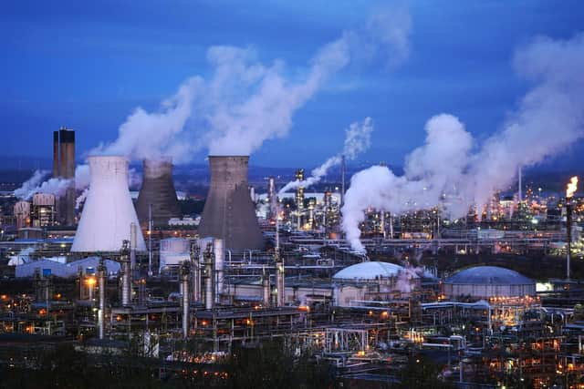 Grangemouth petrochemical plant. Image: Jane Barlow/Press Association.