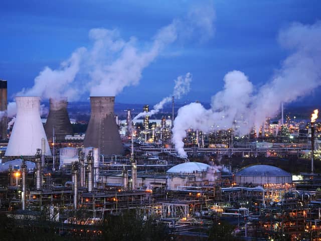 Grangemouth petrochemical plant. Image: Jane Barlow/Press Association.