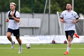 Summer signing and former Bairns loanee Ethan Ross reckons Falkirk is the perfect permanent move after cutting ties with Raith Rovers over the summer (Pictures by Michael Gillen)