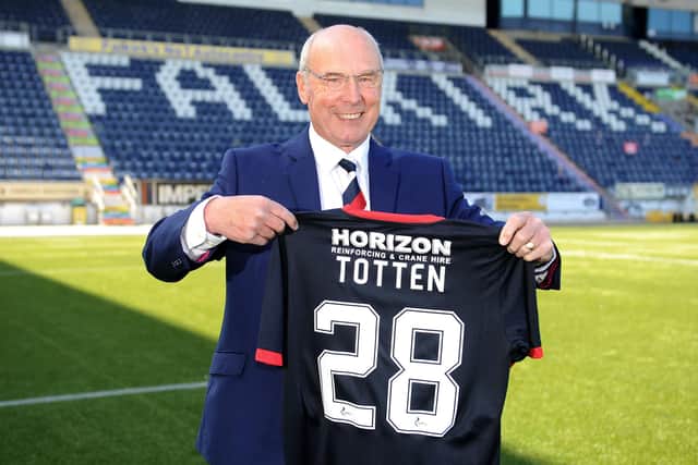 Mr Falkirk Football Club, Alex Totten, is retiring after a 28 years association with the club. Picture: Michael Gillen