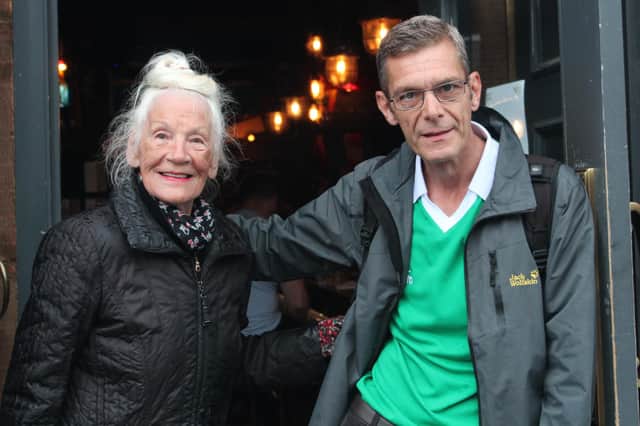 Mary Moriarty with Paul the Tour Guide