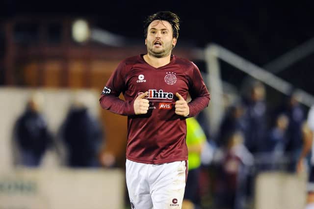 Linlithgow Rose striker Tommy Coyne (Pic by Michael Gillen)