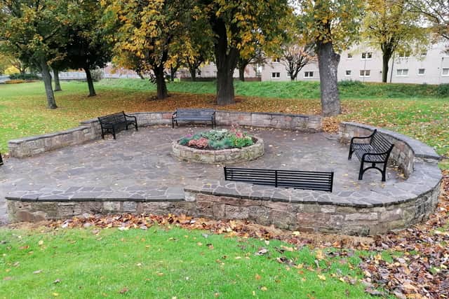 Grangemouth's Happy to Chat seating area just off Newhouse Road