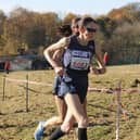 Falkirk Vics’ Fiona in action at the event (Photo: Scottish Veteran Harriers)