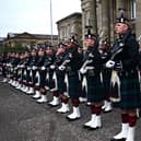 Councillors in Falkirk agreed to grant the Freedom of Falkirk to the Royal Regiment of Scotland (SCOTS) this week.  They have already been given the Freedom of 16 other council areas, including South Lanarkshire which was granted earlier this year.  (Picture by John Devlin)