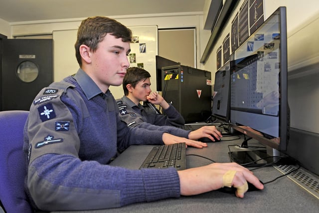A wide range of activities are carried out by the air cadets.