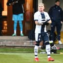 27-01-2024. Picture Michael Gillen. ALLOA. Indodrill Stadium.  Alloa Athletic FC v Falkirk FC. Season 2023 - 2024. Matchday 22. SPFL cinch League One. Falkirk goal, Callumn Morrison 7.