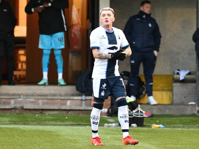 27-01-2024. Picture Michael Gillen. ALLOA. Indodrill Stadium.  Alloa Athletic FC v Falkirk FC. Season 2023 - 2024. Matchday 22. SPFL cinch League One. Falkirk goal, Callumn Morrison 7.