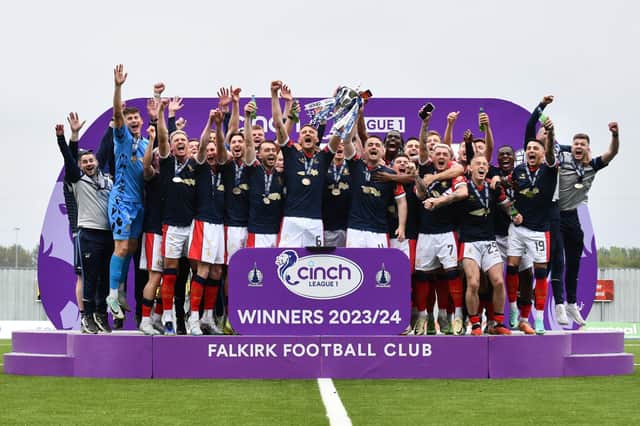 League One champions Falkirk have learned their Championship fixture list (Photo: Michael Gillen)