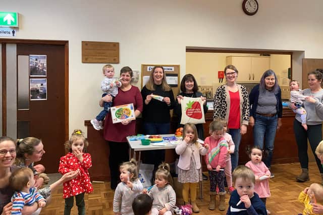 Edinburgh Community Food visited the toddlers group.