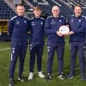 Falkirk FC manager, John McGlynn, presented with the Glen’s League One Manager of the Month award for February 2023