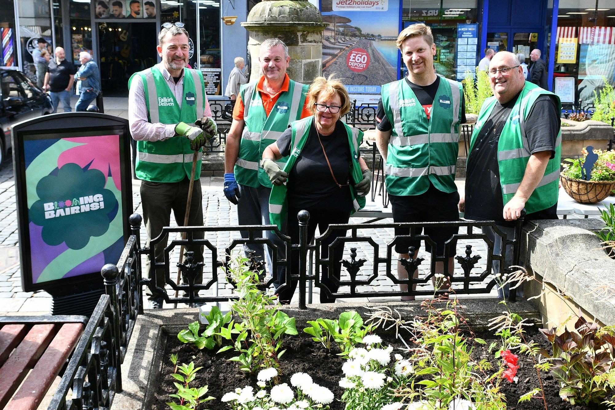 Callendar Square Blooming Bairns: Falkirk's Callendar Square meanwhile garden