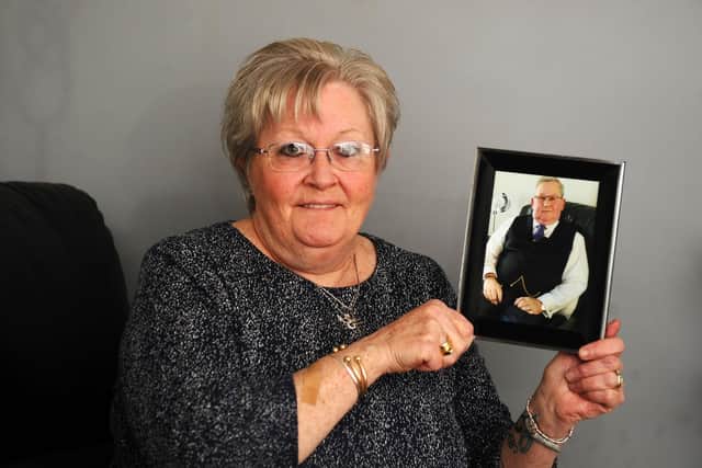 Lorraine Turnbull is full of praise for Strathcarron Hospice for the way it cared for her husband Gordon. Picture: Michael Gillen.