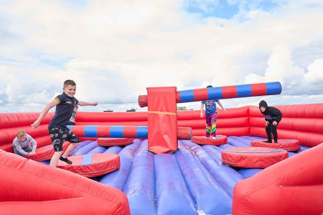 The inflatables proved popular with the youngsters at last year's event - and will no doubt be a hit again this year. (Pic: Sonja Blietschau)