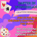 Easter craft sessions are taking place in Falkirk.