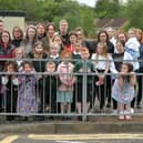 A group of parents are calling on the council to install a permanent pelican crossing on Salmon Inn Road to allow a safe crossing to St Margaret's Primary School.