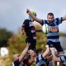 Stef Yarrow in action for Falkirk against Aberdeen Grammar on Saturday afternoon (Pictures by Alan Murray)
