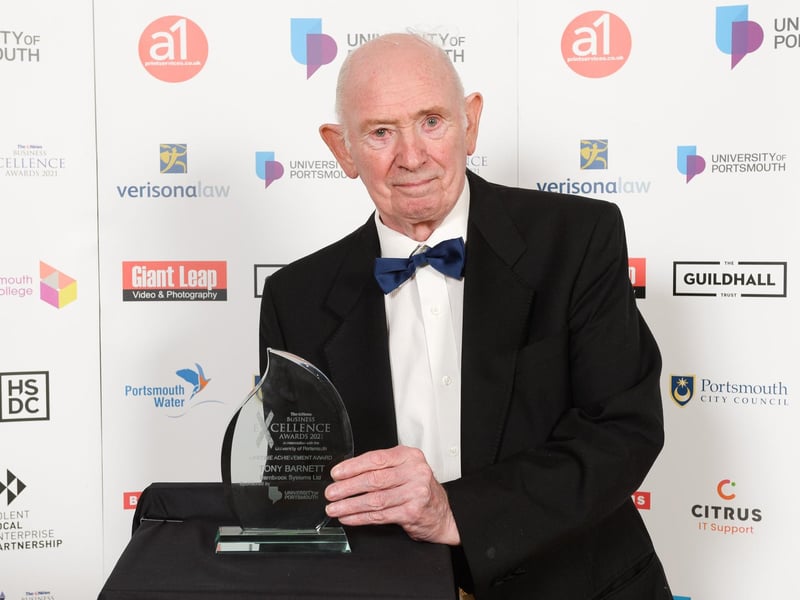 The News Business Excellence Awards 2021. Pictured is: Tony Barnett. Picture: Keith Woodland (080721-56)