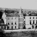 Callendar House as it was when the Livingstons left power.  This is the earliest known photograph taken in the 1850s.