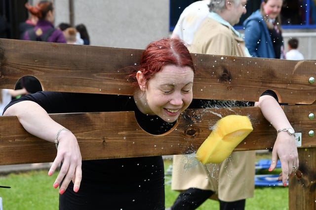 But perhaps not so much fun for the person on the receiving end of a wet sponge ....