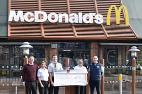 Falkirk Foundation receives a £30,000 donation from McDonald's restaurant
(Picture: Submitted)