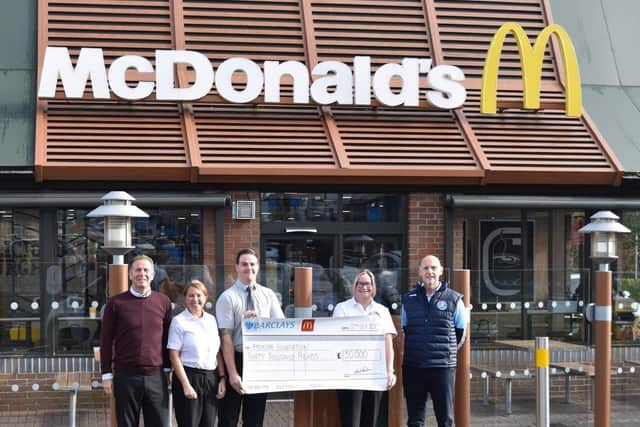 Falkirk Foundation receives a £30,000 donation from McDonald's restaurant
(Picture: Submitted)