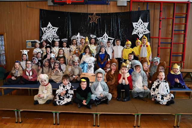 Primary one pupils were stars of the Polmont school's annual nativity play