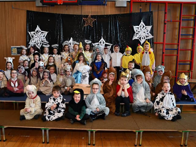 Primary one pupils were stars of the Polmont school's annual nativity play