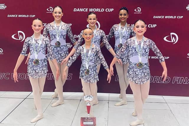 Youngsters in the McKechnie children's small group ballet team.