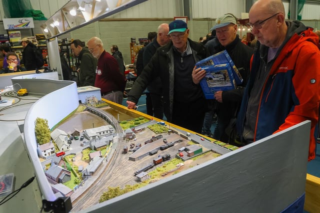 More than 30 model train layouts from across the UK were on show.