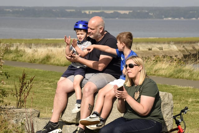 The Foreshore provided a great backdrop for Saturday's event.