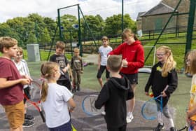 The funding will be used to improve the tennis courts at Dollar Park