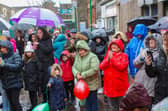 Grangemouth Festive Celebration 2023 draws the crowds despite the not very dry - to downright wet - to absolutely soaking conditions  (Picture: Scott Louden, National World)