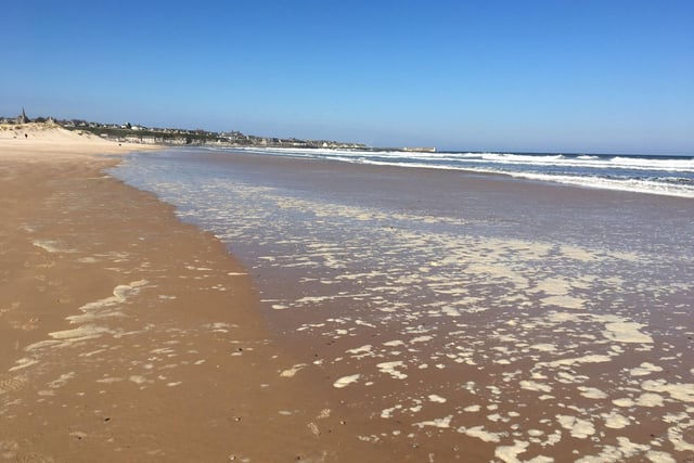 Accessed through sand dunes, Lossiemouth East Beach is a mixture of pebbles and sand that offers dog walkers a chance to see the famous resident Moray Firth bottlenose dolphins.