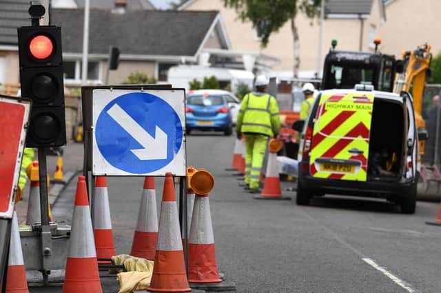 A number of roadworks will take place across Falkirk district in the coming weeks. Picture: John Devlin.