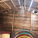 The Busy Bees storage shed is falling apart due to youngsters repeatedly using it as a climbing frame