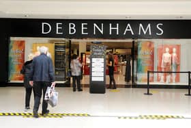 Debenhams has confirmed its store in The Howgate Shopping Centre, Falkirk is to close permanently. Picture: Michael Gillen.