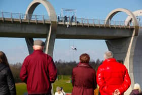People are being invited to sign up to abseil off the Falkirk Wheel for Maggie's Forth Valley