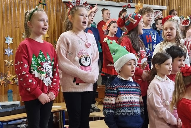 Some amazing Christmas jumpers made for colourful costumes