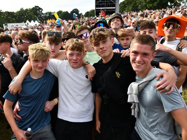 These lads were enjoying their day.
