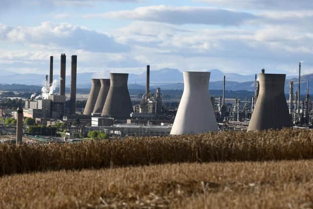 Petroineos plan to close the Grangemouth refinery later this year. Pic: Michael Gillen