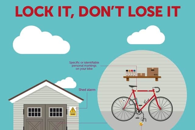Police are urging cyclists to take steps to protect their bicycles